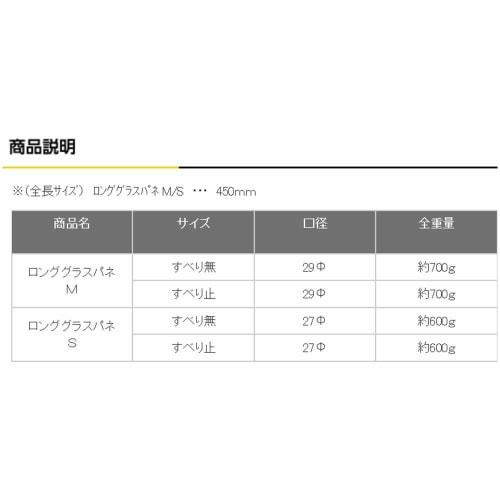 Dogyu Industry Long Glass Span S with Stopper, 450mm