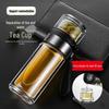 Qiwei Mingerya Portable Double-Layer Glass Tea Infuser Bottle