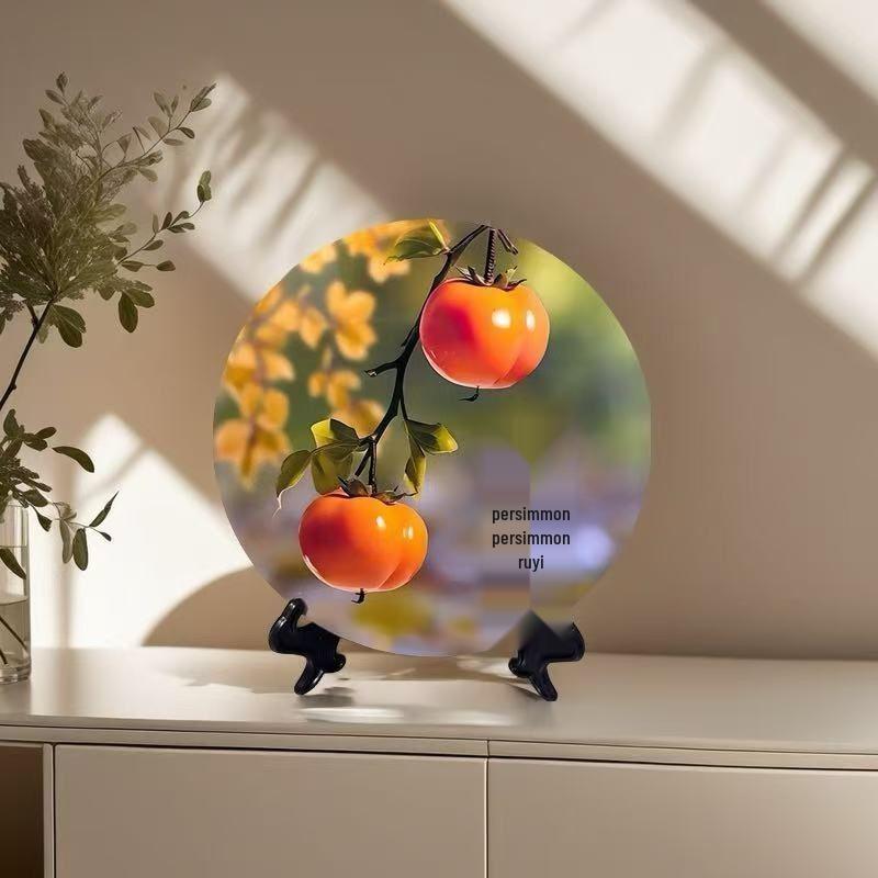 Хурма Жуи Орнамент Фоторамка для Украшения Дома и Офиса Small [15cm]