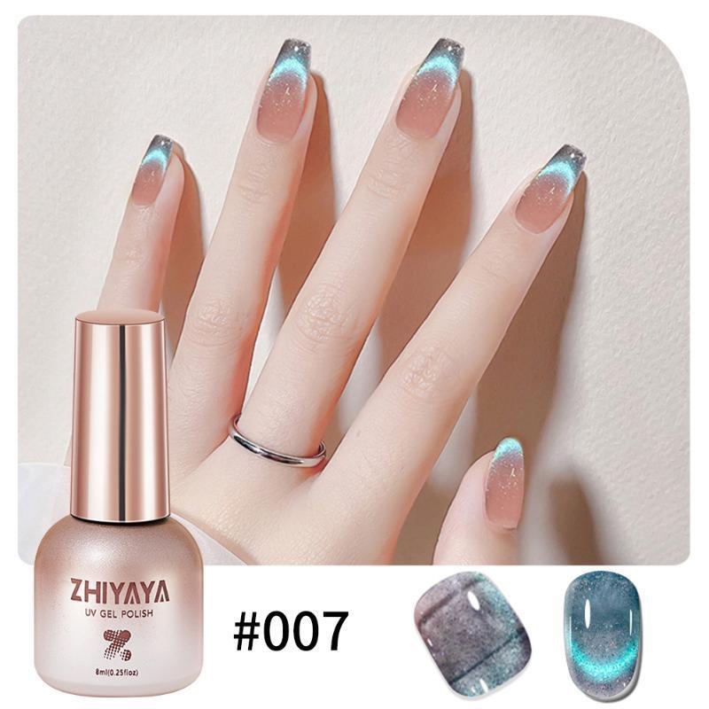8ml 9D Cat Magnetic Gel Nail Polish Soak Off Gel Nail Art UV Gel Polish