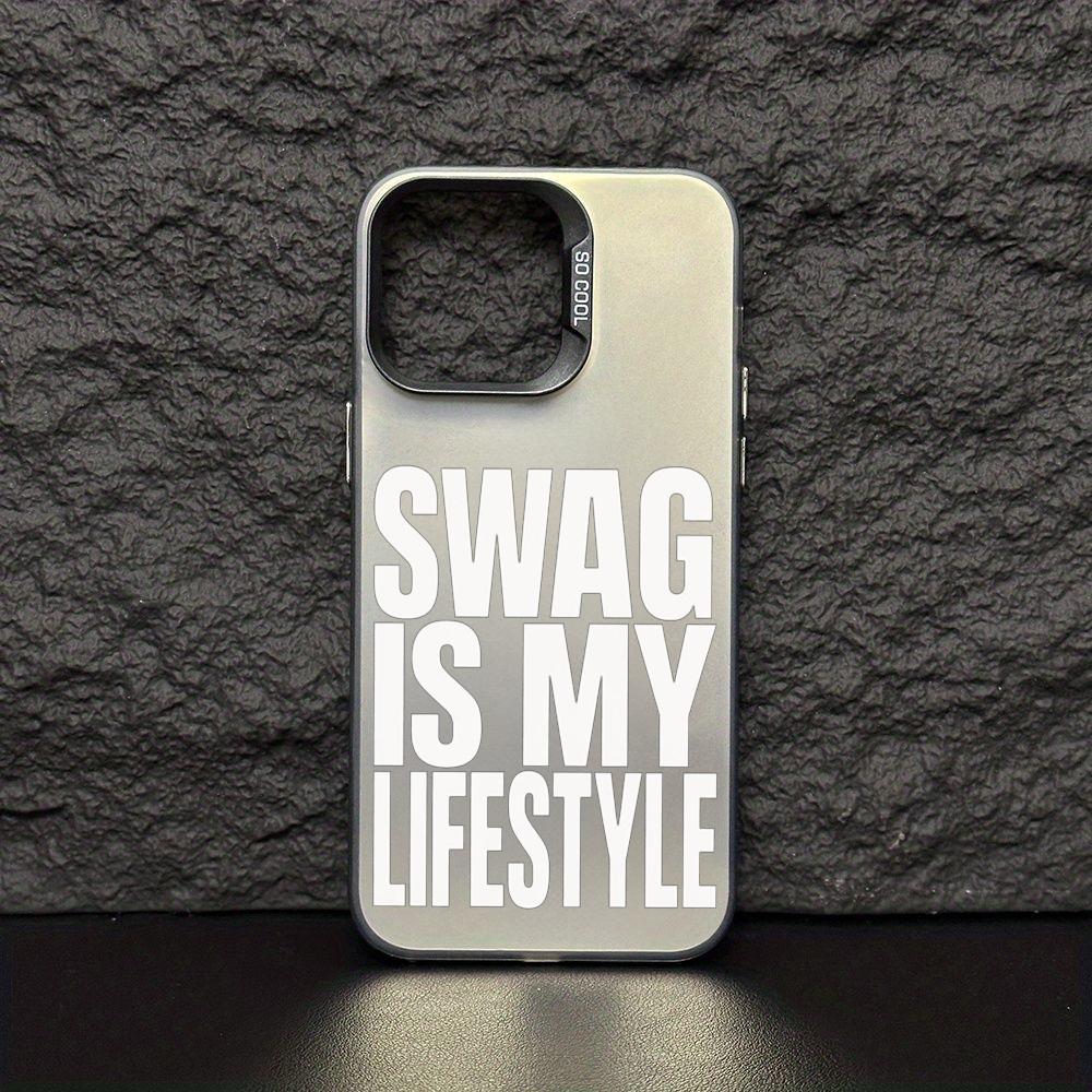 Hip-hop Swag logo lifestyle moda Custodia per Telefono Per lMDColor Guscio Argento Per lPhone 17 16 e 15 14 13 12 11 Pro Max Plus