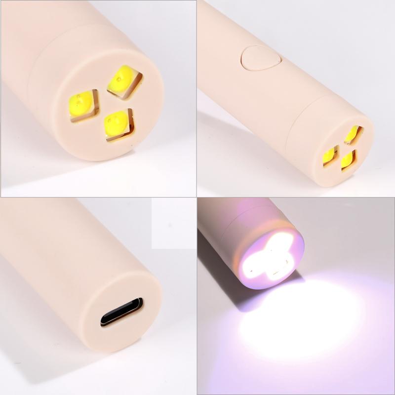 Mini Portable Salon Nail Dryer Lamp Professional Quick Dry LED UV Lamp For Nails Gel Curing Machine Ultraviolet Flashlight Pens