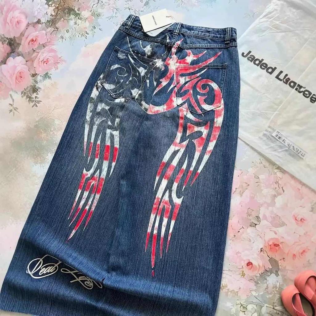 DRIPX Pantaloni di Jeans Baggy Classici Lavati a Vita Alta per Uomo e Donna Jeans a Gamba Dritta Minimalisti per il Lavoro e per Vestirsi