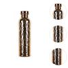 Hammered Water Bottle Portable Handcrafted Metal 800ml Water Vessel Drink Bottle for Hiking Office Outdoor Fishing Backpacking