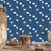 Space Rockets and Hearts Wallpaper for Living Room and Bedroom 50x1000