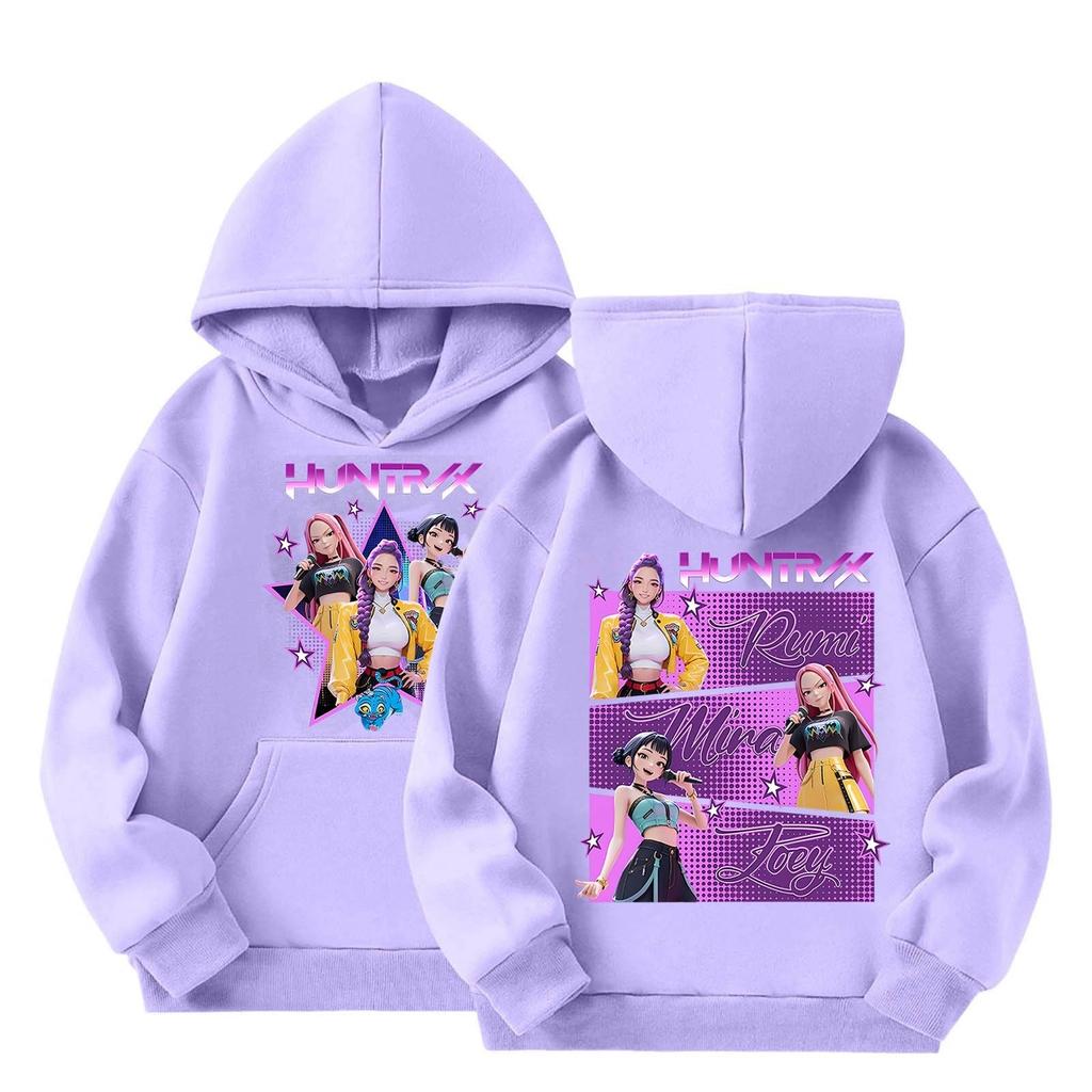 Cute Hoodies For Teen Children Trendy Preppy Hooded Sweatshirts Oversized Long Sleeve Shirts Clothes For Children