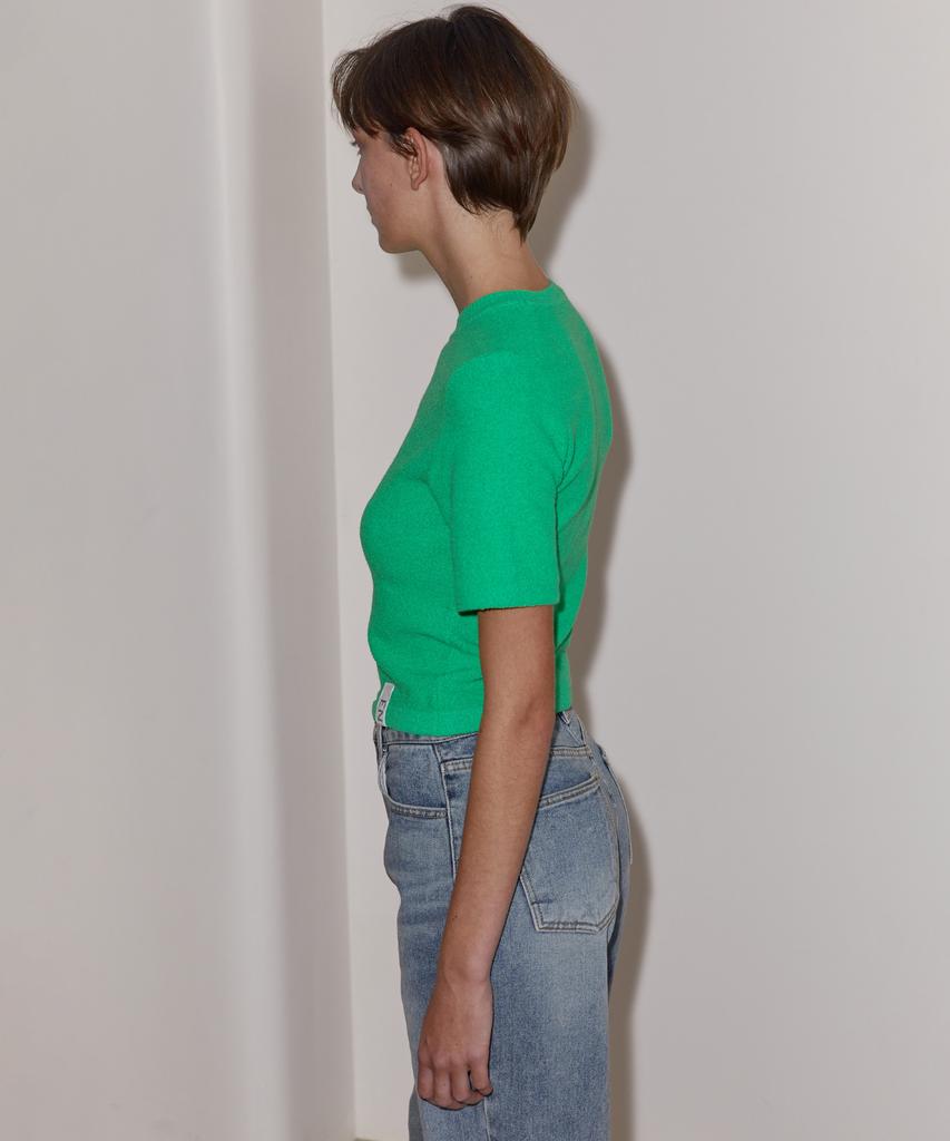 EN OR Outlabel Boucle Knit Top - Green