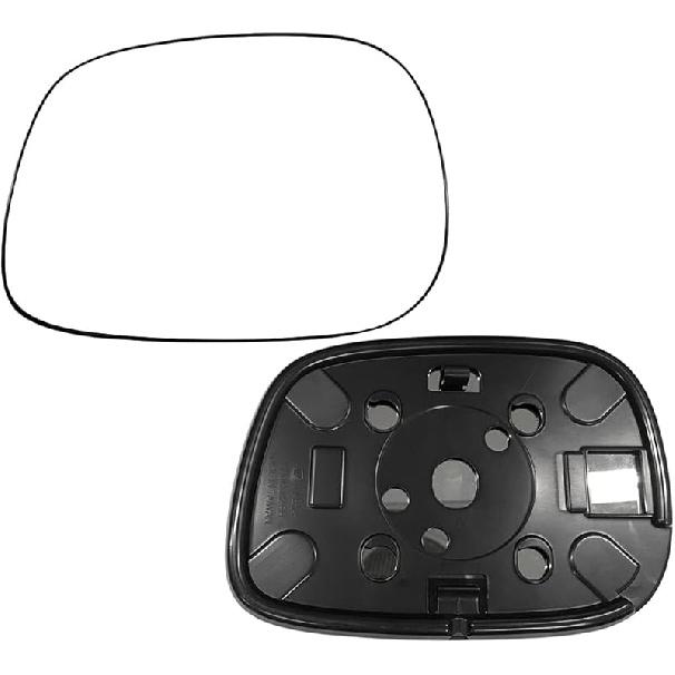 SCITOO Driver Side Mirror Glass For 2003-2007 For Cadillac Escalade, For Chevy Avalanche, Silverado Suburban Tahoe, For GMC Sierra Yukon Left Heat