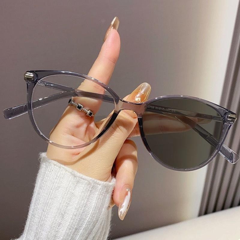 New Vintage Photochromic Myopia Glasses Women Men Outdoor Color Changing Near Sight Eyewear Unisex Minus Diopter Sunglasses-4.0