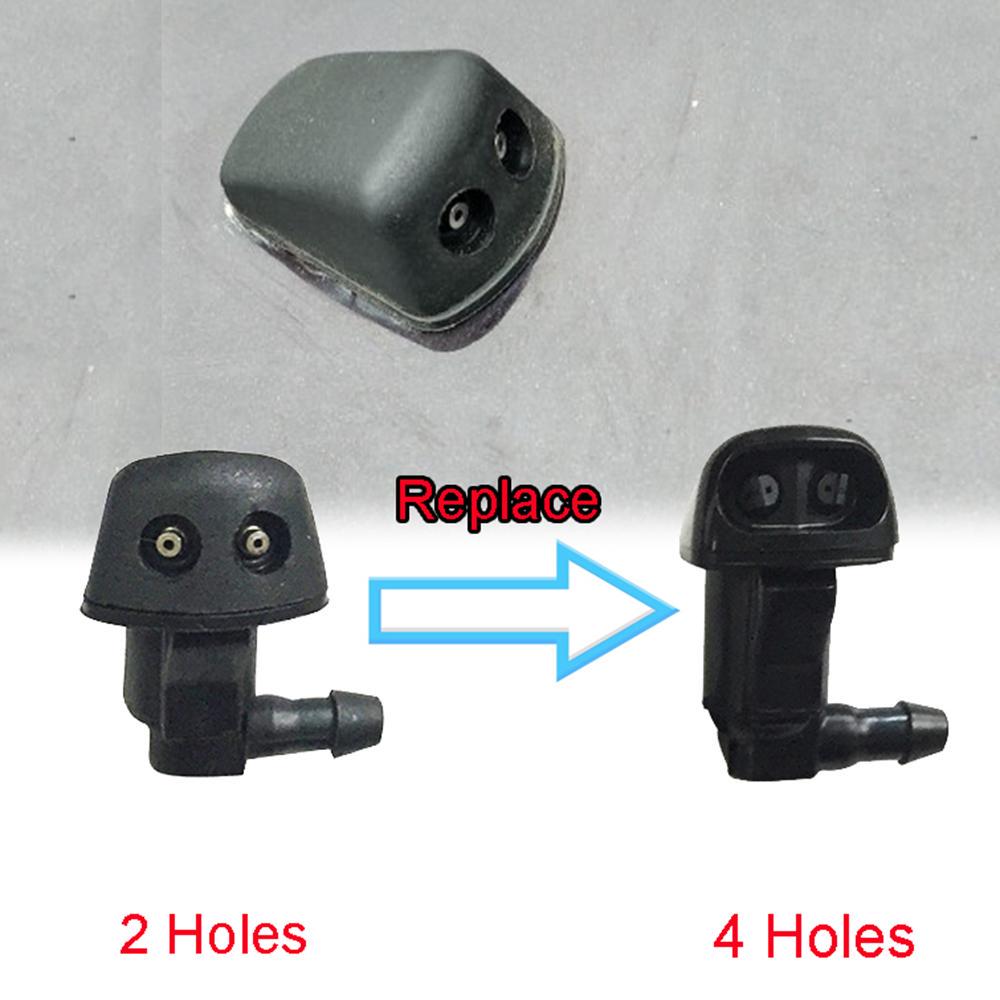 2Pcs Front Windshield Washer Jet Nozzle For Mazda 3 MK1 5 MK2 6 MK1 RX-8 2006