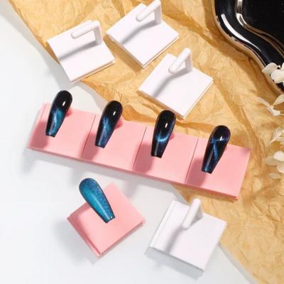 10Pcs Detachable Nail Practice Display Stand Nail Polish Color Display Wearable Nail Fixation Nail Training Holder