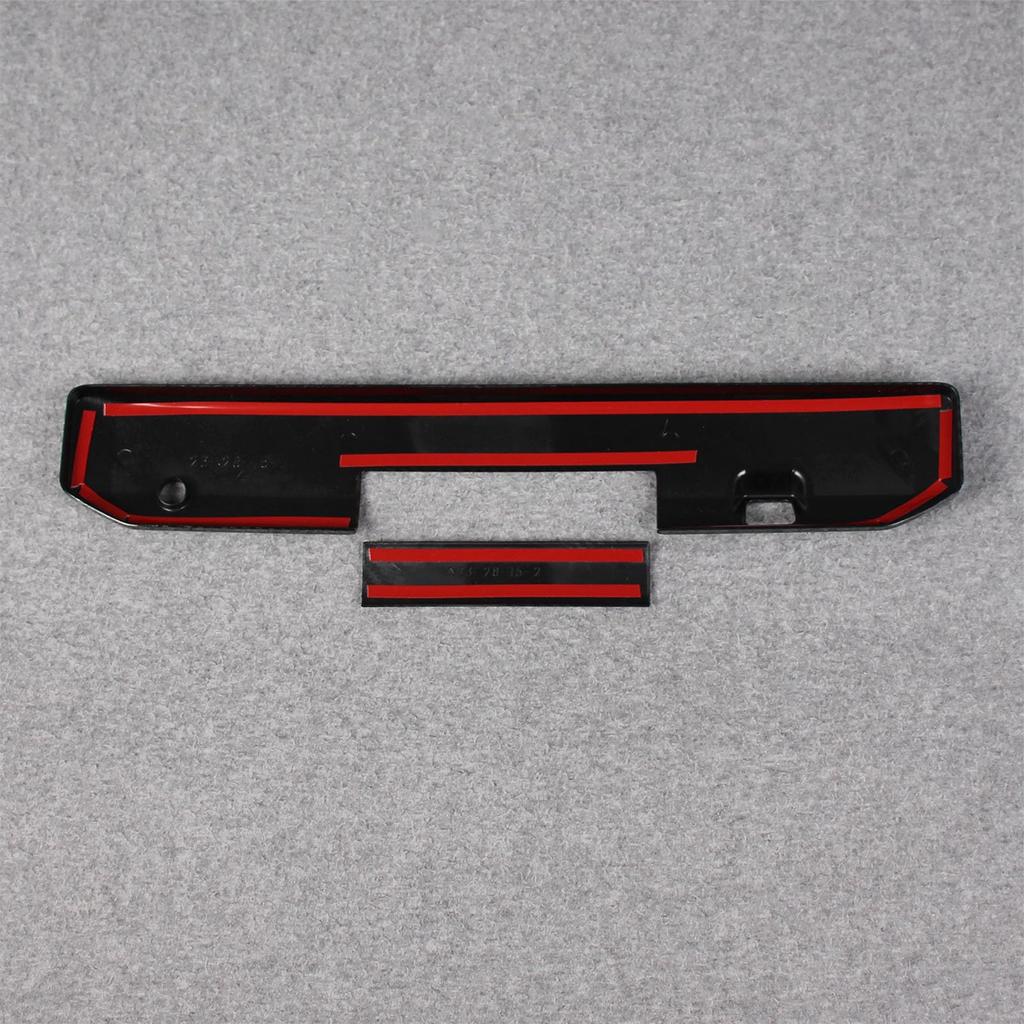 RUIQ Mitsubishi Triton Außen-Heckklappengriff Exklusiv für den neuen Mitsubishi Triton entwickelt Zierleiste aus Kohlefaser, (Schwarzes Finish)