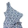 Women's Dress Spring and Summer Casual Printed Off-the-shoulder Dress