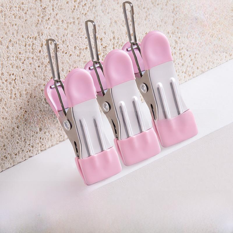 Windproof Stainless Steel Clothespins: Durable Clips for Clothes Drying and Hanging