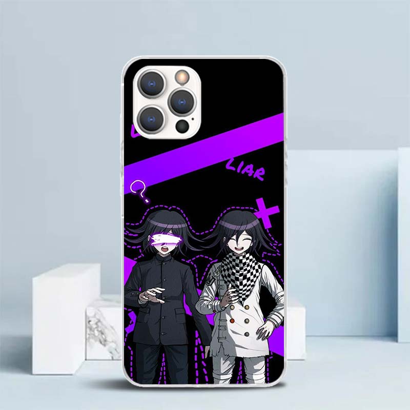 Danganronpa Kokichi Ouma Soft Cover for iPhone 16 17 Air 15 14 Pro Max 16E Phone Case 13 Mini 12 11 7 SE 8 Print Pattern Fit Cas