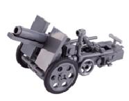 WWII Military Soviet German Cannon Building Block Set Soldier Vehicles Artillery Bunker Figure Weapon Accessories Toy Boy Gift Present K038