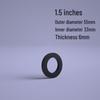 Fluororubber Oil-Resistant Gasket O-Ring for Quick Connector (2", 3", 4" Female End)