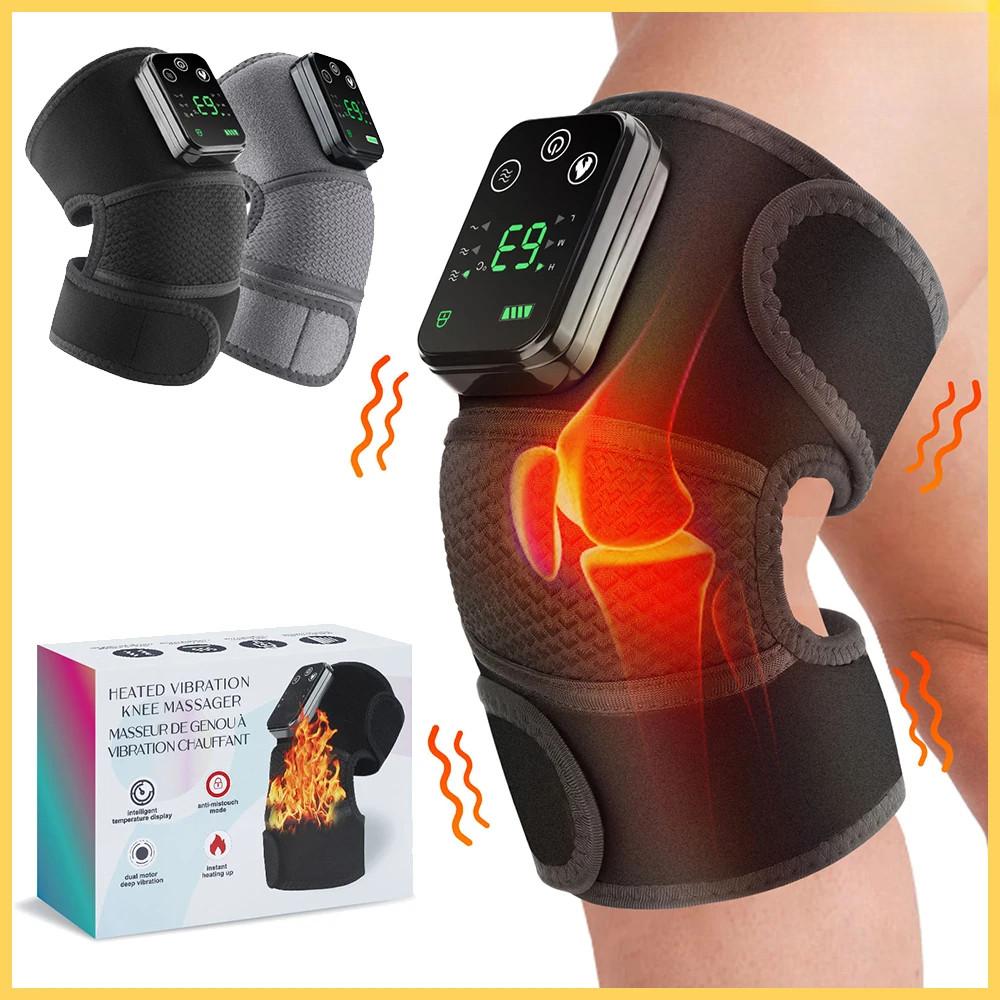 Multifunction Leg Knee Massager Joint Heating Vibration Massage Elbow Shoulder Support Thermal Massaging Knee Pad