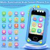 Lapare Kids Phone for Boys, Touchscreen Toy Phone with Dual Camera, Music & Games, Pretend Learning Toy Phone for Toddler with 32GB SD Card
