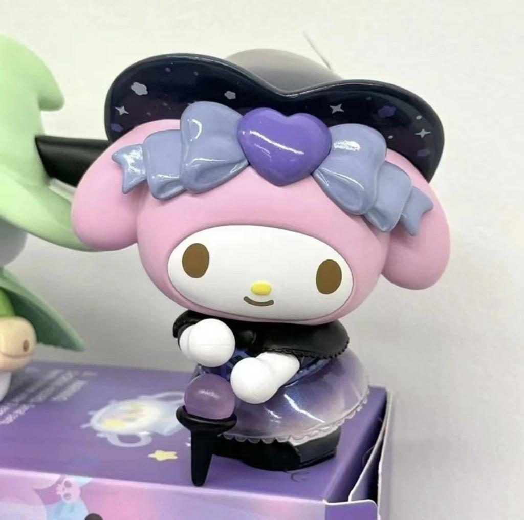 Sanrio Blind Box Cartoon Kuromi Doll Lucky Divination Anime Series Action Figure Model Doll Child Toy Desktop Decor Birthday Gif