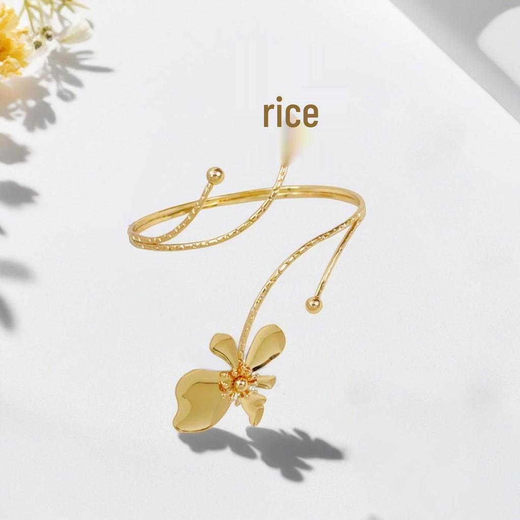 European-American Style Open Armlet: Trendy, Unique, and Elegant Cold-Style Bracelet.