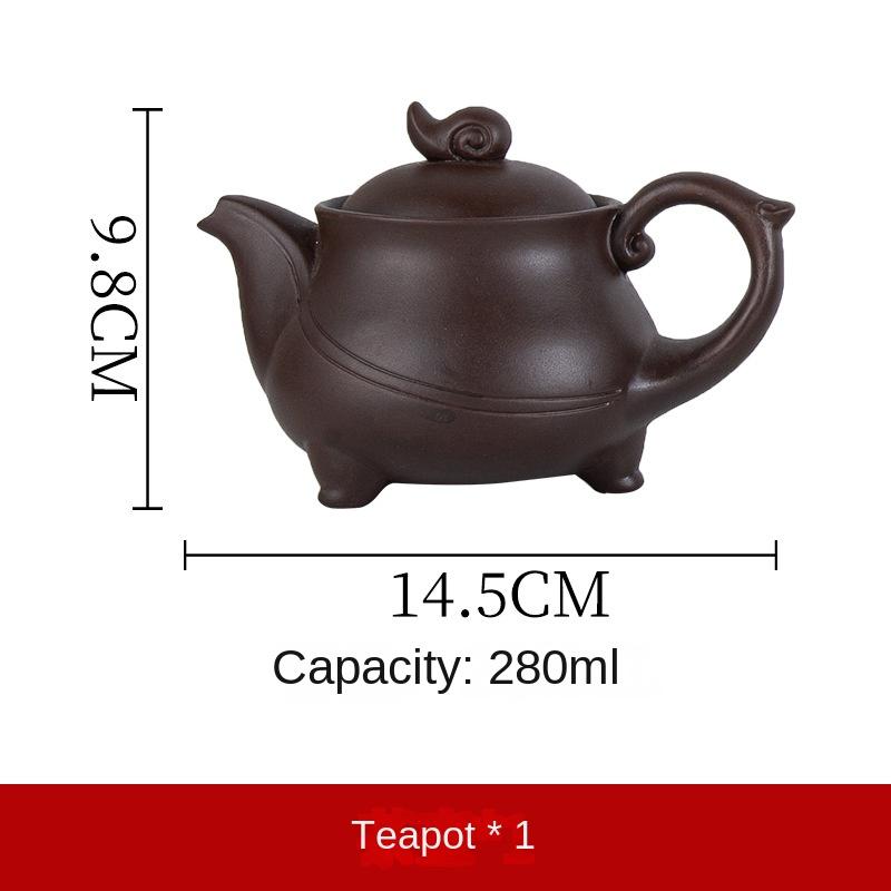 Yixing Infuser Set konvice a šálku Hrnek Čajová konvice na čaj v šálku Puer Čajová konvice Keramické Kávové nádobí Čajové nádobí Samovar Konvice Gaiwan Konvičky