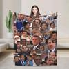 Mike Michael Scott Funny Meme Warm Soft Blanket for Boy Girl Plush Throw for Couch Bed Flannel Sofa Cover Novelty Bedspread