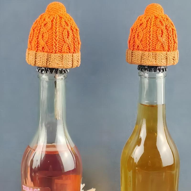 Creative Christmas Hat Resin Beer Bottle Opener Red Wine Bottle Opener Vacuum Red Wine Plug