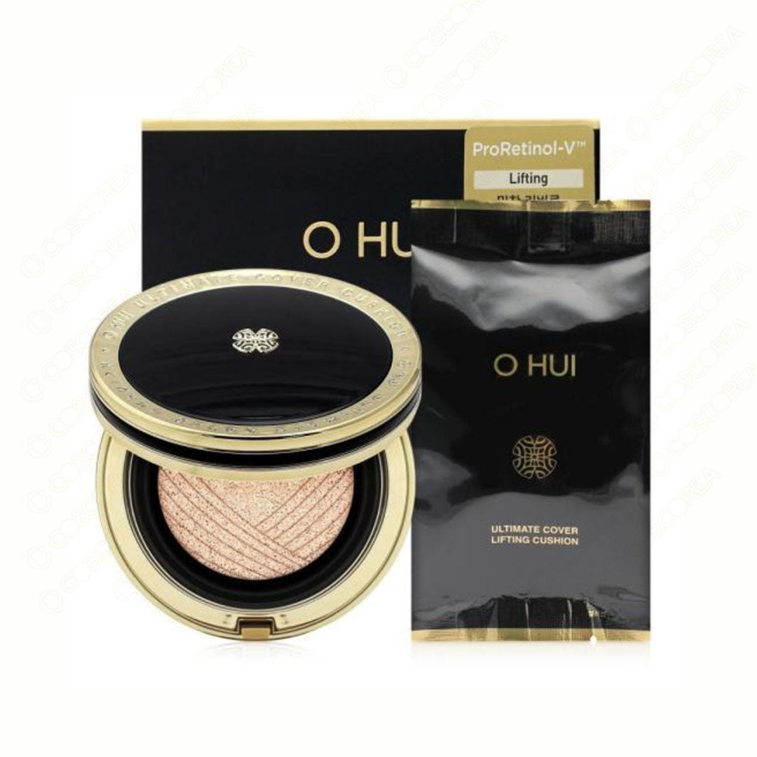 

O HUI Ultimate Cover Lifting Cushion SPF50+ / PA+++ 15g x 2 ea No. 01 Milk Beige +RANDOM GIFT