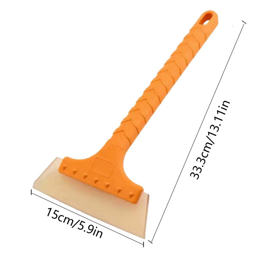 

Car Ice Scraper Long Handle Multifunctional Snow Removal & Frost Remover For Trucks Windshield Parking Morning Driveway Home жёлтый