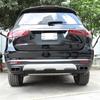 For Mercedes Benz GLC GLE 350 450 GLS W167 X253 X167 20-22 Car Muffler Exhaust Pipe Tail Cover Trim, ABS Carbon Fiber Parts