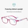 Asha Lu Kids’ Ultra-Light Anti-Blue Light TR90 Glasses Frame for Prescription Lenses