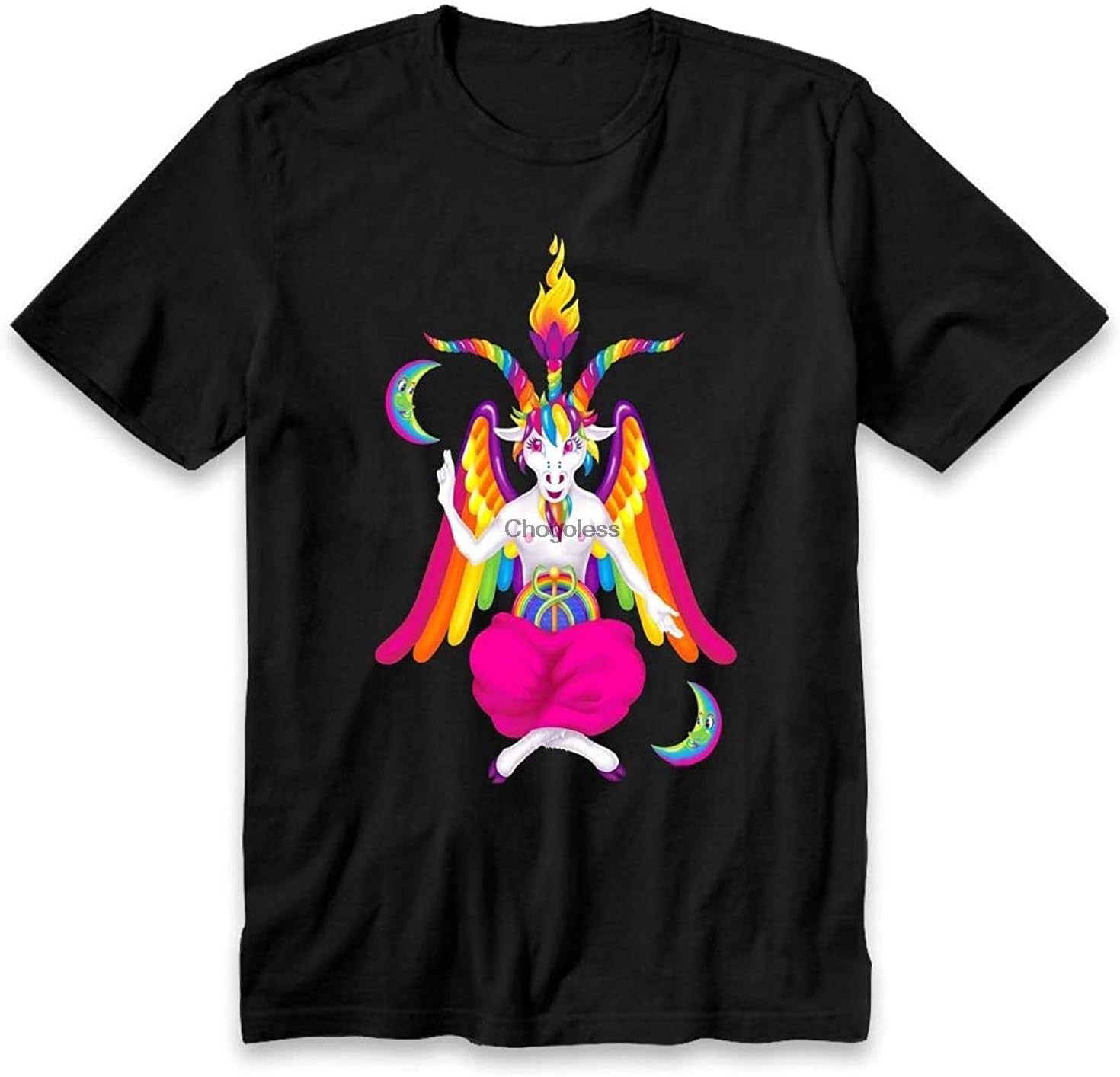 1997 Neon Rainbow Baphometbl t-Shirt XXL чёрный