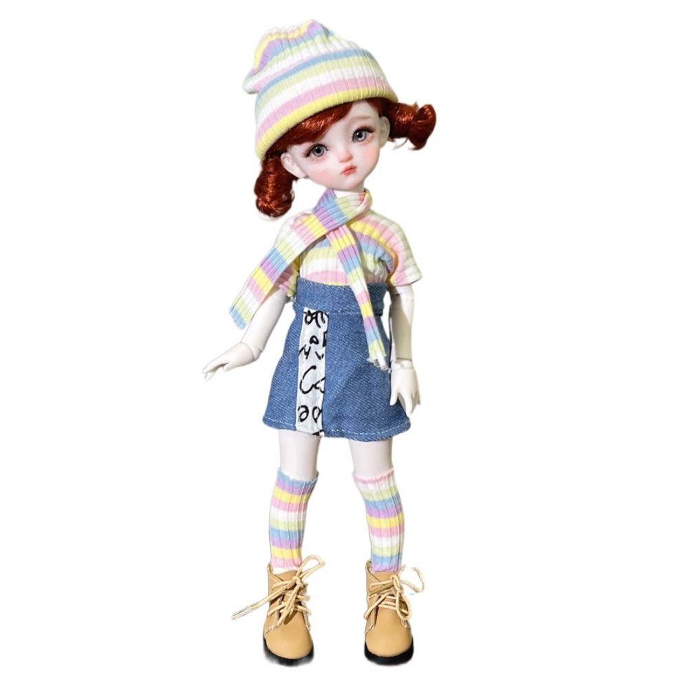 

Модный комплект одежды для куклы BJD 1/6, симпатичное платье для куклы, модная одежда для кукол 30 см (Никаких кукол и обуви) Style 30