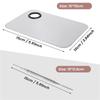 A04V Professional Makeup Palette Tray Mixed Make Up Stainless Steel Liquid Foundation Palette Watercolor Art Makeup Tools