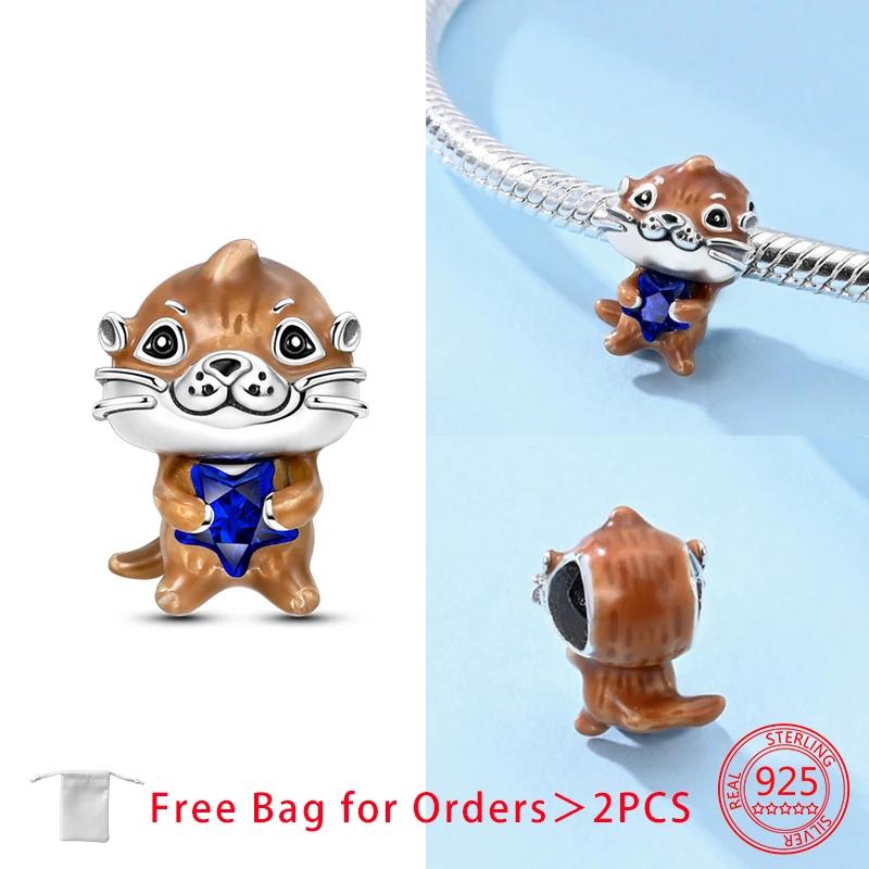 Orginal Charms Copper Animal Beads Pendant Fit Bracelet Necklace Accessories Bead Jewelry Making Fine Jewelry Gift Diy
