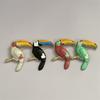 Adjustable Parrot Earrings Colorful Animal Lapel Pin Trendy Style Unisex Jewelry  Gift Giving