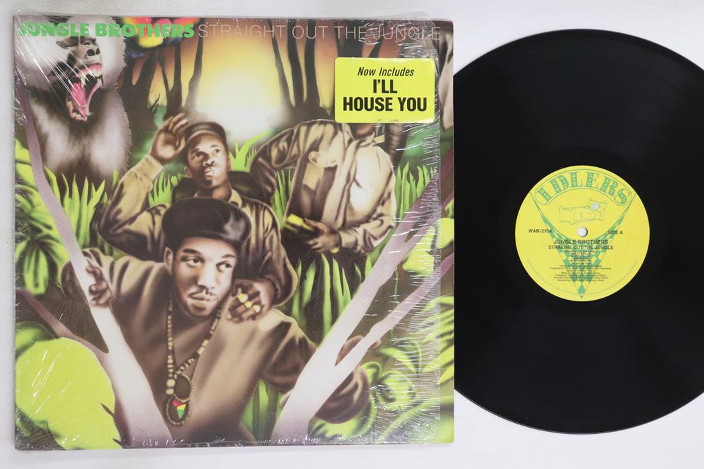 LP Record JUNGLE BROTHERS - Straight Out The Jungle WAR2704 IDLERS 1988 US Rap & Hip-Hop/R&B Used