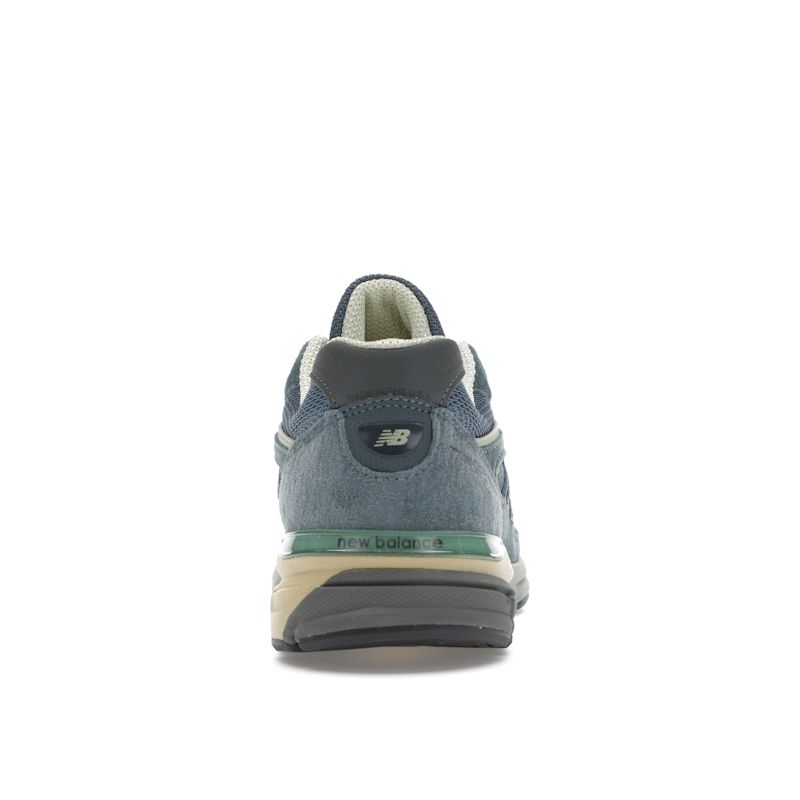 New Balance AURALEE X 990v4 Made In USA Trooper Unisex Sneakers Blue Dark-Slate Swamp U990AL4