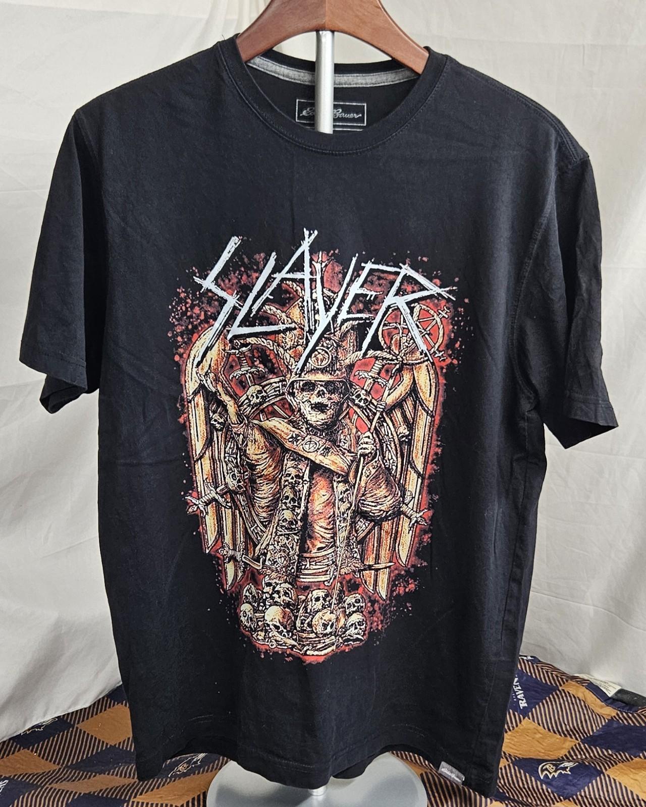 Slayer 2019 Final Campaign World Tour Eddie Bauer Size Medium Unisex T-Shirt M