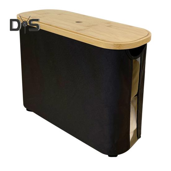 Toilet Paper Storage Basket Organizer with Lid Dustproof Large Capacity Bathroom Toilet Paper Storage Organizer Free Standing Holder