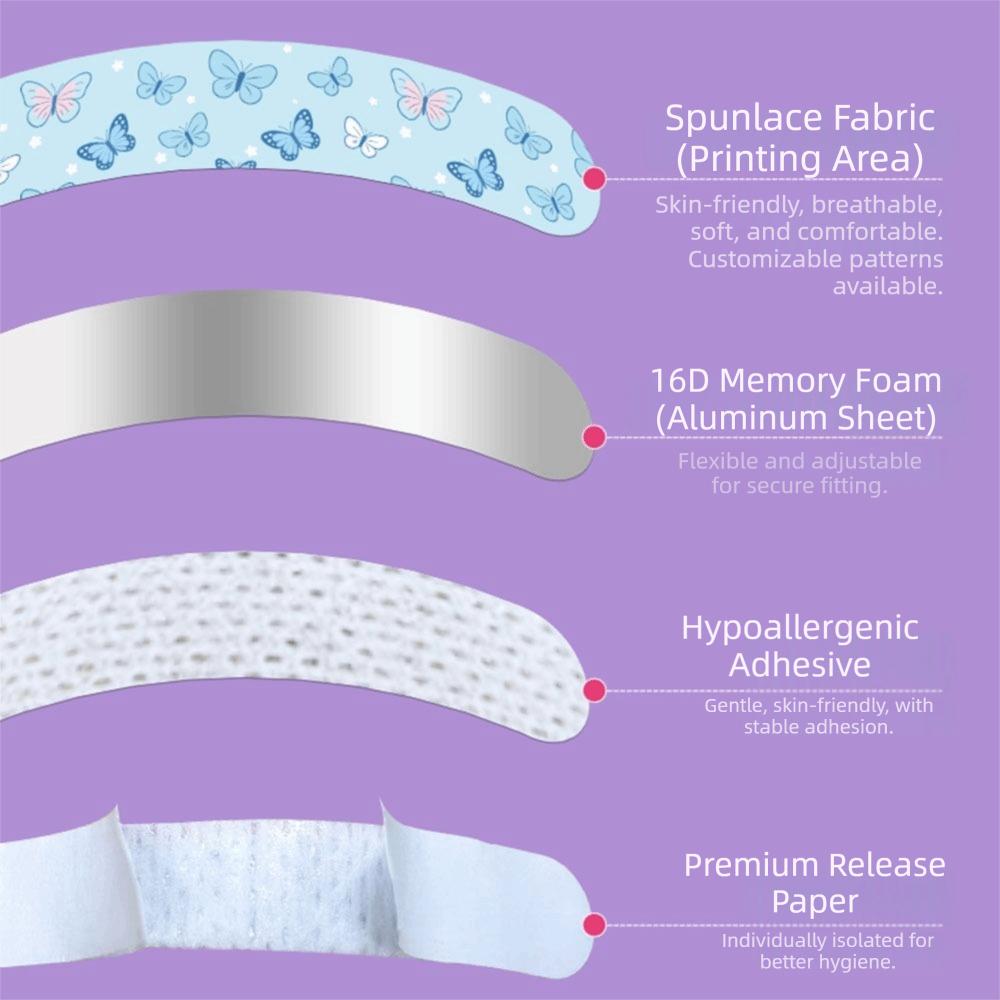 10/30/50Pcs Memory Keel Nose Shaping Sticker 16D Contour Spine Nose Reshaping Patch  Daily Beauty