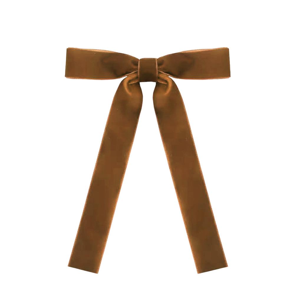 

Decorative Tree Bows Velvet Christmas Bows Elegant Color Options Deep Curry