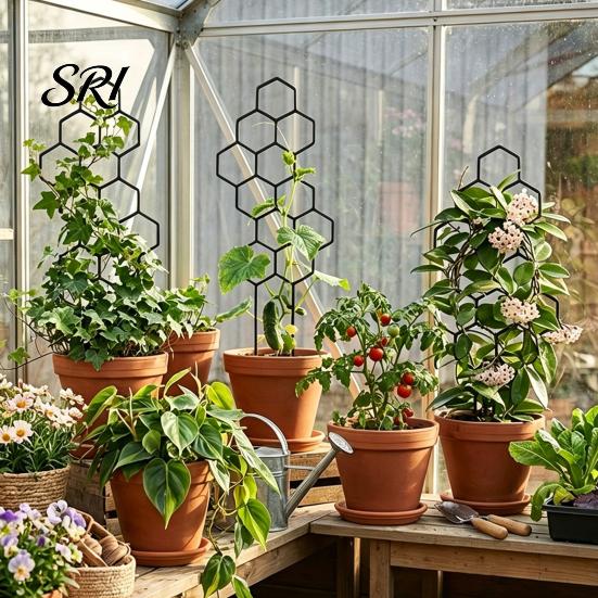 Heavy Duty Garden Trellis Plant for Climbing Plants Rustproof Planter Decorative Flowers Support Potted Monstera Ivy Pothos Flower Vine Growth