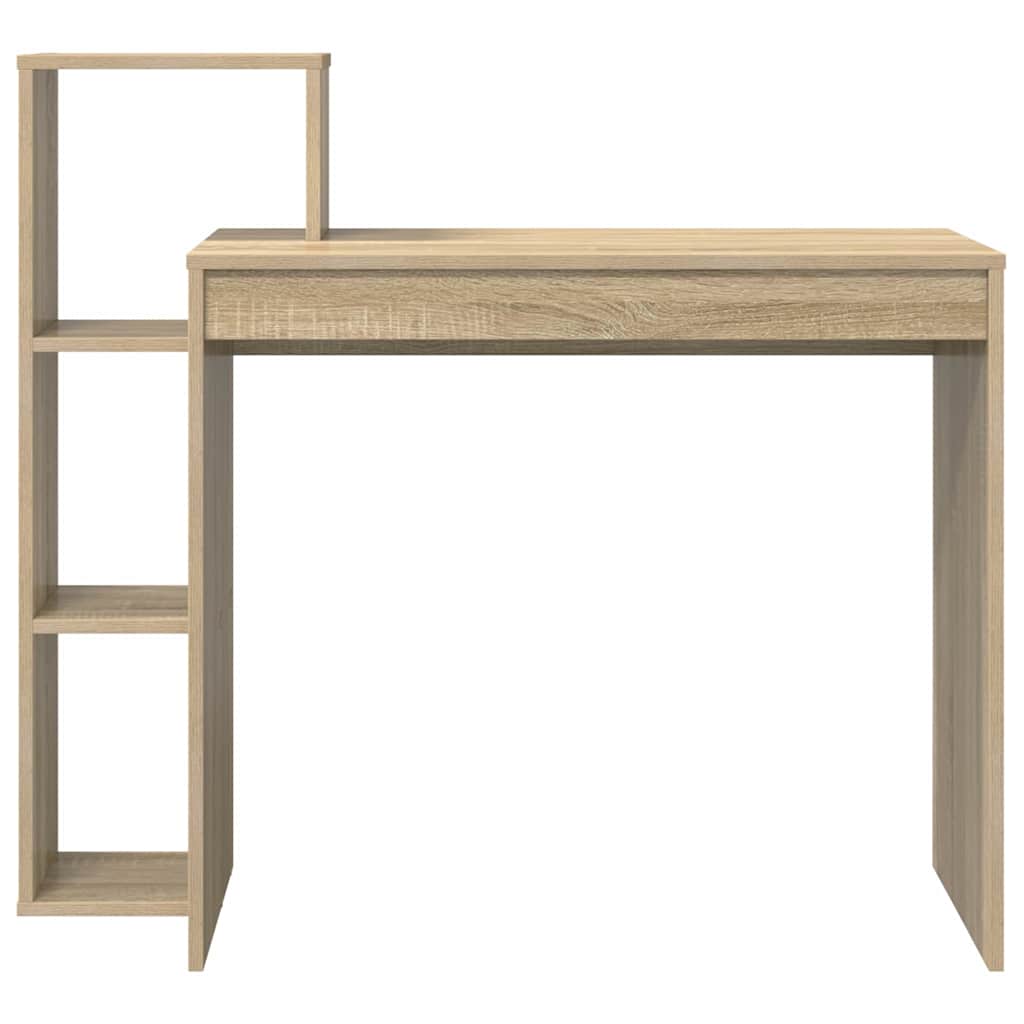 Desk In Sonoma Oak Finish 100 X 40 X 90 Cm Particleboard