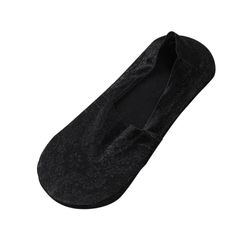 1/2 Paar Mode Damen Mädchen Sommer Socken Stil Spitze Blume Unsichtbare Kurze Socke Rutschfest Unsichtbare Knöchel Sexy Socken Hausschuhe