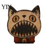 Eye-catching Layered Wall Decor Halloween Wooden Ornaments, Distressed Pumpkin/Cat Decorations, Desktop & Creative Home Art Decors for Autumn Harvest