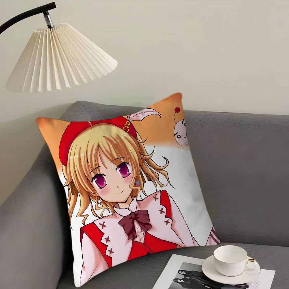 Shukufuku No Campanella Anime Cartoon Kissen Geschenke Heim Büro Einrichtung Schlafzimmer Sofa Auto Kissenbezug Hülle 45x45cm