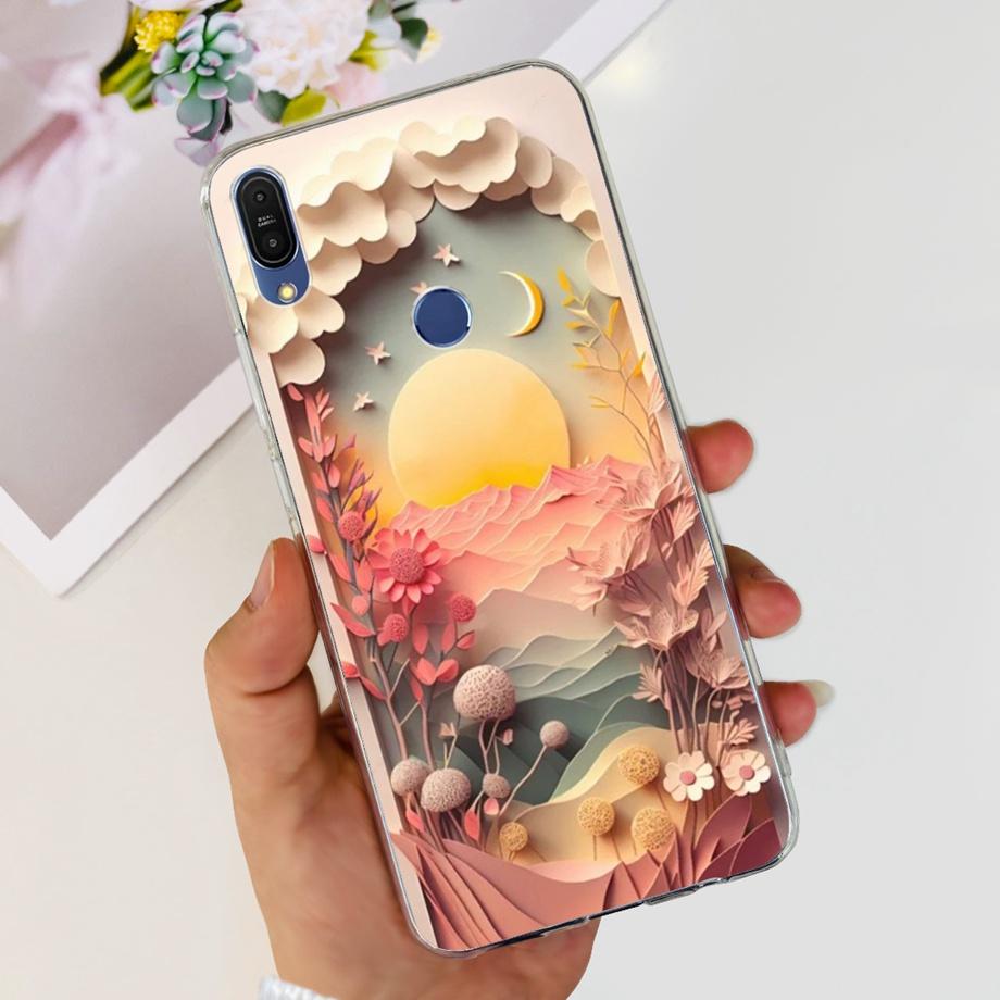 For Asus Zenfone Max Pro (M1) ZB601KL/ZB602K X00TD Back Cover Case Soft Clear Silicone Shockproof Protection Funda Coque