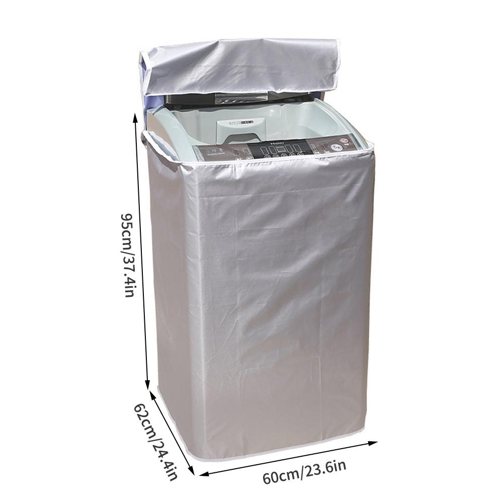 1PC Washing Machine Cover Waterproof And Sun-Proof Protective Cover For Universal Use With Wave Motors